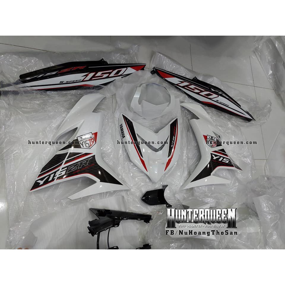 Tem Exciter 150. Tem Y15ZR. Xe đen trắng. Chỉnh sửa theo yêu cầu. Sắc nét, bền màu, chống nước