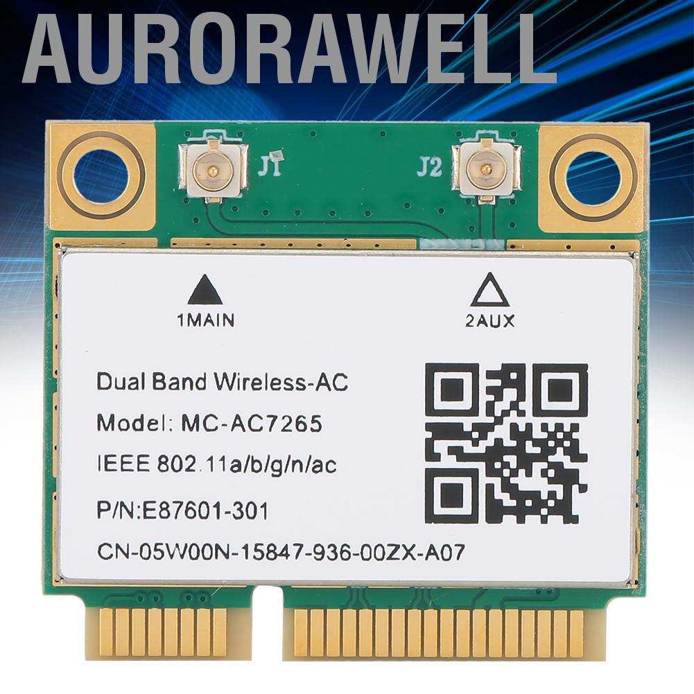 Card Mạng Không Dây Mini Pci E Gigabit Bluetooth 4.2 Wifi Mc Ac7265 | BigBuy360 - bigbuy360.vn