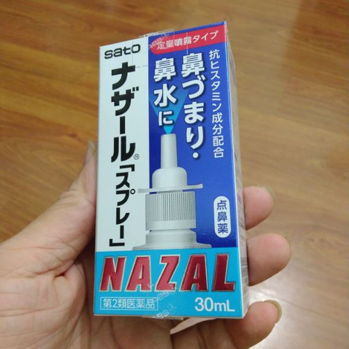 Xịt xoang mũi Nazal Sato 30ml nội địa Nhật Bản