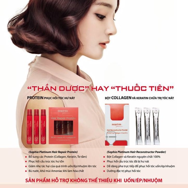 Ống serum phục hồi tóc hư nát