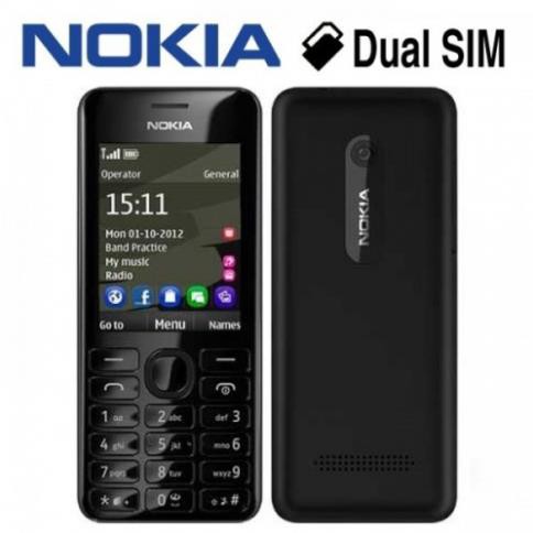 Điện Thoại Nokia 206 Hai Sim Loa To Bảo Hành 12 Tháng