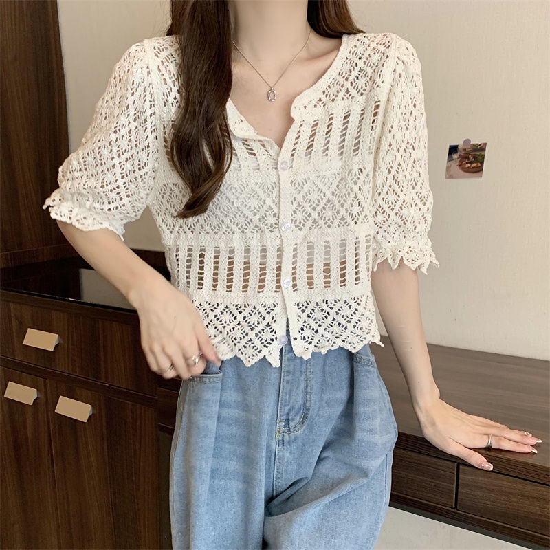 Áo Sơ Mi Ngắn Tay Thiết Kế Mới Thời Trang Mùa Hè Theo Phong Cách Phương Tây Cho Nữ