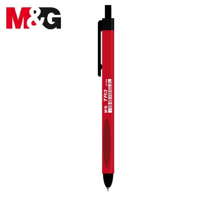 Bút bi dầu Semi Gel / Bút bi tam giác TR3 ABPW3072 êm trơn viết được trên giấy bóng dầu, giấy ướt