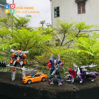 Đồ chơi ô tô mô hình hợp kim Optimus Prime/Bumblebee/Grimlock/Slug - TRANSFORMERS biến hình Robot -  Lobikids