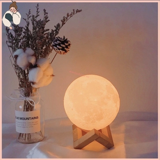Đèn ngủ LED hình mặt trăng trang trí phòng ngủ đáng yêu cho bé gái