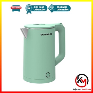 Ấm siêu tốc inox 2 lớp 1.7l sunhouse shd1350
