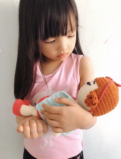 Sét Búp bê Helen 30cm (móc len HandMade 100%)