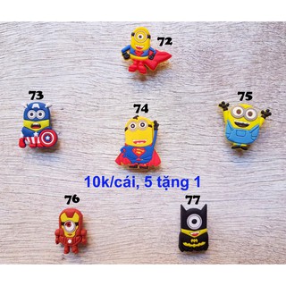 Sticker dép crocs jibbitz mẫu 72 - 77