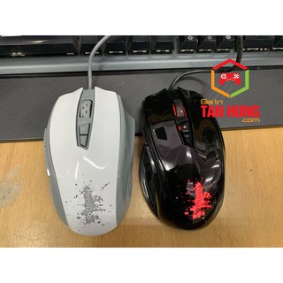 Chuột quang game Ensoho GL-235 R/Y/F (Đỏ/Vàng/Cam)
