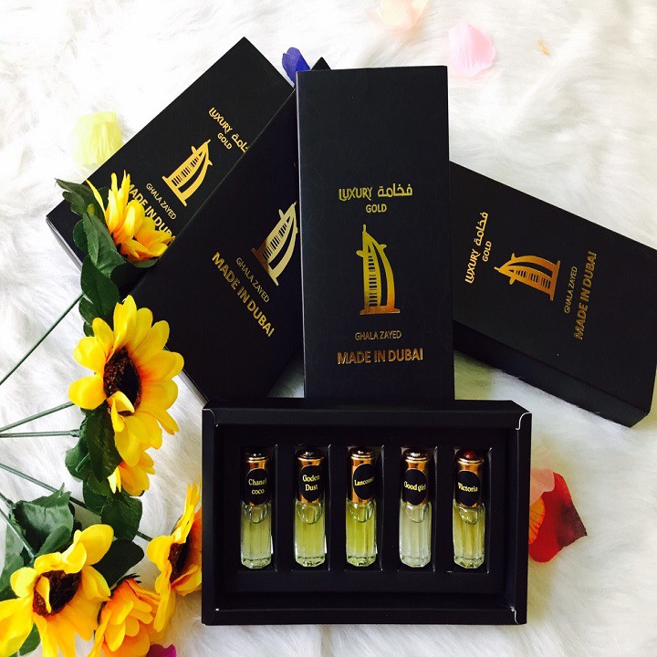 Tinh Dầu Nước Hoa Dubai mẫu 3ml dạng lăn dùng cho cả nam và nữ