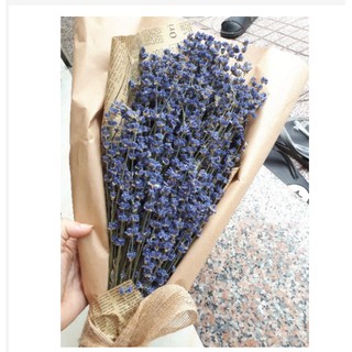 Bó hoa khô hoa lavender 130g (nhập Anh, nhập Pháp)- tặng kèm túi thơm