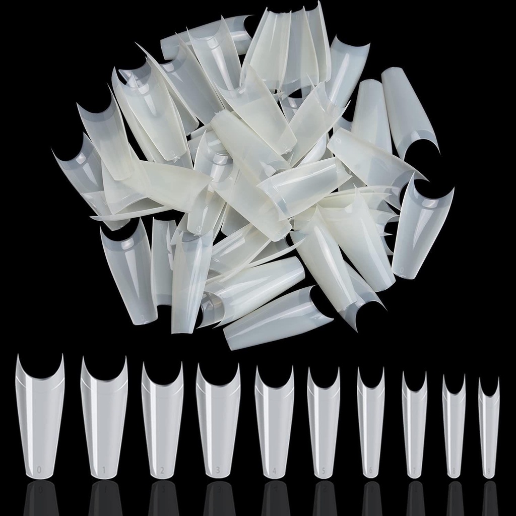 XIANTIN Bộ 600 Móng Tay Giả 10 Kích Cỡ