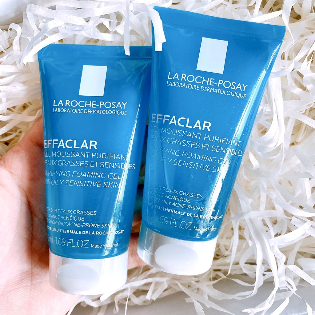 Sữa rửa mặt dạng Gel tạo bọt cho da dầu và nhạy cảm Laroche-Posay Effaclar