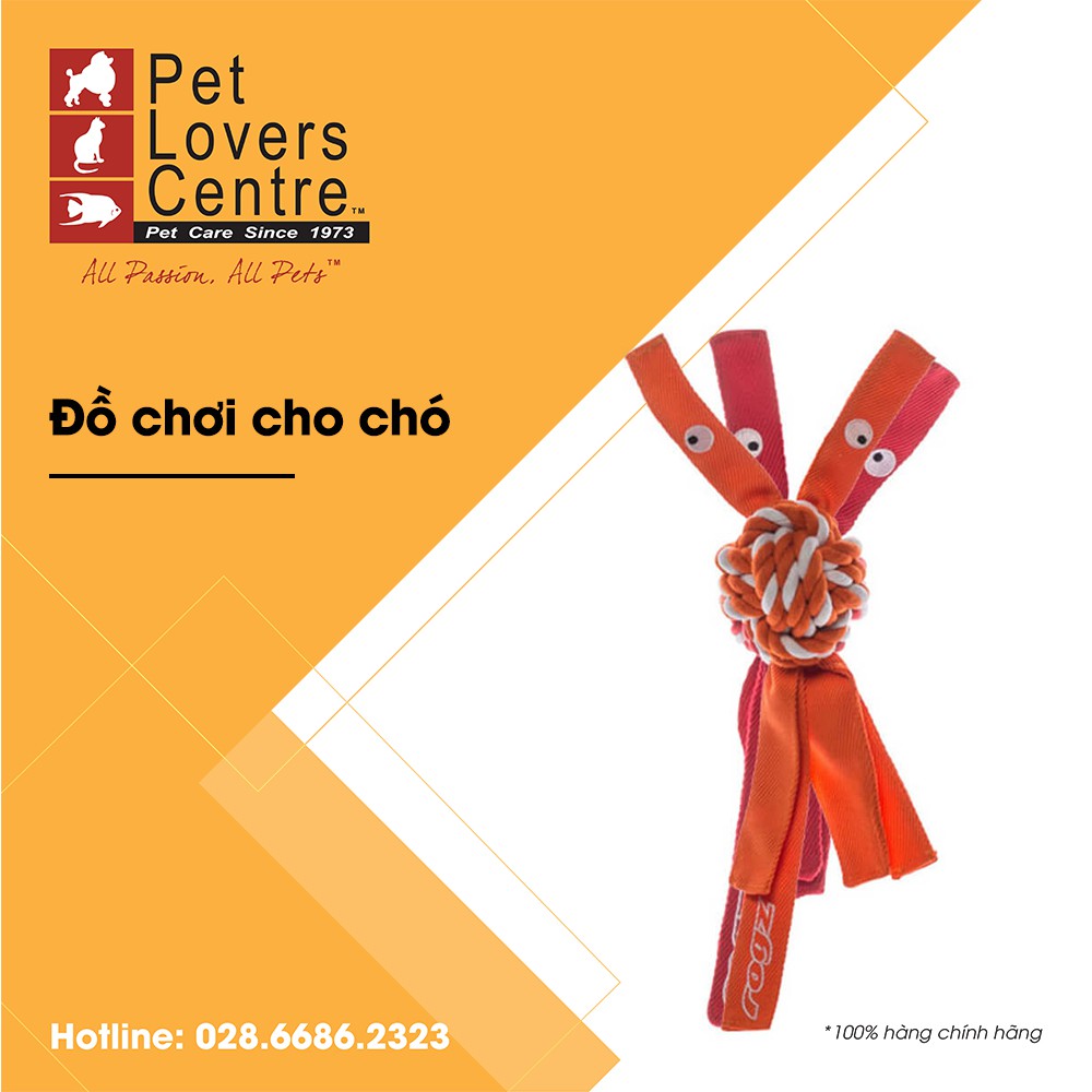 Đồ chơi cho chó ROGZ COWBOYZ ROPE TOY - ORANGE