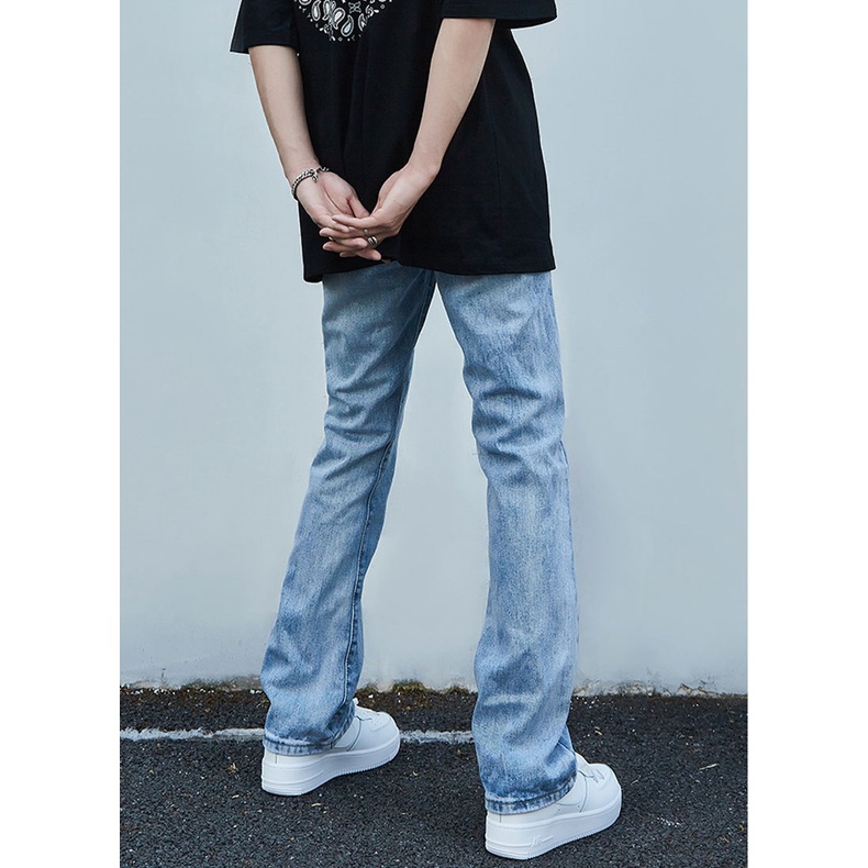 Quần Jean Rách Gối Ôngs Loe | Ripped Flared Jean | BigBuy360 - bigbuy360.vn