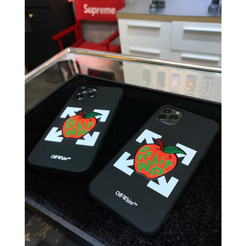 Ốp lưng iphone OFF.WHITE OW Táo cho các dòng máy  12, 12Pro , 12ProMax,  13, 13PRO, 13PROMAX , 14PROMAX