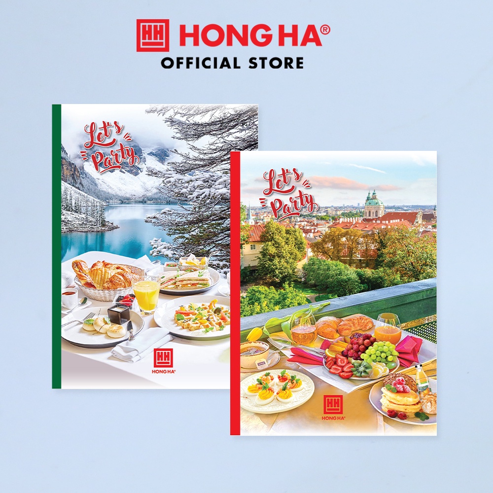 Lốc 5 quyển Vở kẻ ngang 200 trang Hồng Hà Let's Party 1426