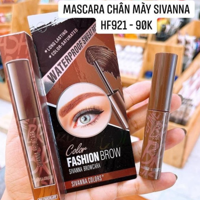 Mascara mày chống nước chống trôi màu nâu Sivana thái