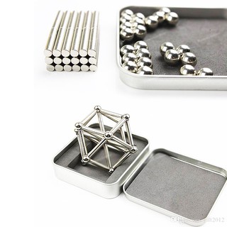 Bộ Đồ Chơi Xếp Hình 3D Bằng Nam Châm Buckybars Cực Hot