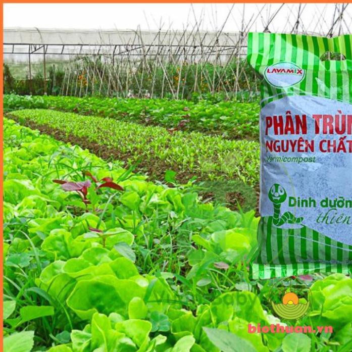 Phân Trùn Quế LAVAMIX, Bổ Sung Dinh Dưỡng, Cải Tạo Đất 2kg