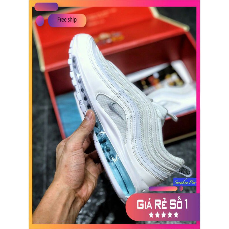 Giày thể thao sneaker Air Max 97 Jesus thánh giá siêu đẹp, hot hit cho cả nam và nữ siêu đẹp