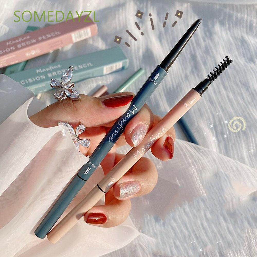 [Hàng mới về] Chì kẻ lông mày hai đầu lâu trôi chống nước và mồ hôi bằng nhựa chất lượng cao cho nữ
