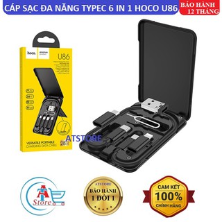 Bộ Cáp Sạc Đa Năng 6 in 1 TypeC Hoco U86 Chính Hãng - Đầu OTG