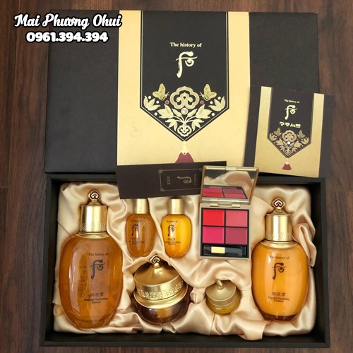 【Mai Phương Ohui】 Bộ Dưỡng Chống Lão Hóa Whoo Vàng Gongjinhyang 7pcs