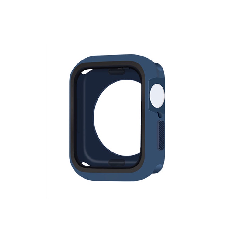 Vỏ bảo vệ bằng silicon kèm dây đeo thích hợp cho đồng hồ thông minh Apple Watch Series 7 Band IWatch 45mm 41mm