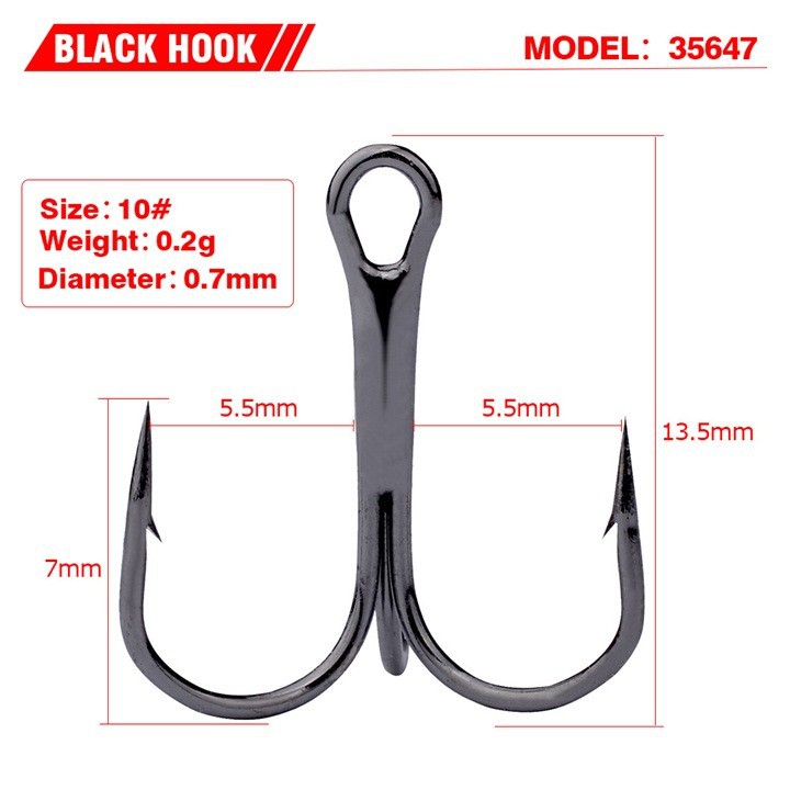 Lưỡi Câu Cá ComBo 3Lưỡi Câu Cá ba tiêu siêu bền sắc bén [ HÀNG THỬA ]  - Sanami Fishing hàng đẹp chất lượng giá đẹp