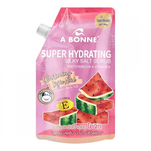 Muối Tắm Cấp Ẩm Dưỡng Trắng A Bonne' Super Hydrating - Dưa Hấu và Vitamin E 350g Thái Lan 350gr