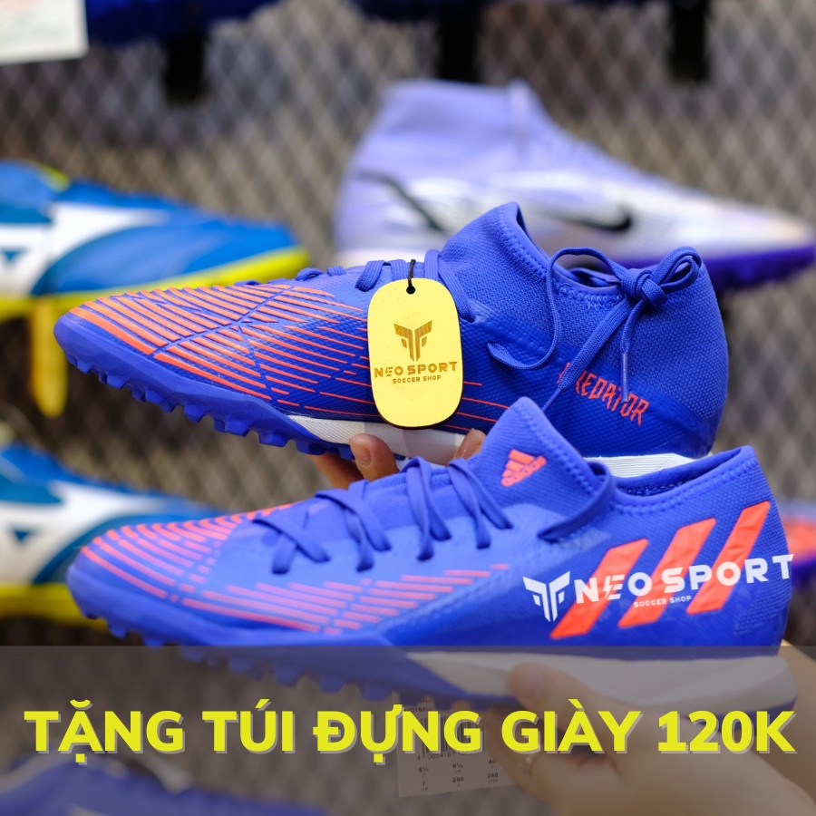 (CHÍNH HÃNG) GIÀY BÓNG ĐÁ ADIDAS PREDATOR EDGE.3 LOW XANH NAVY TF
