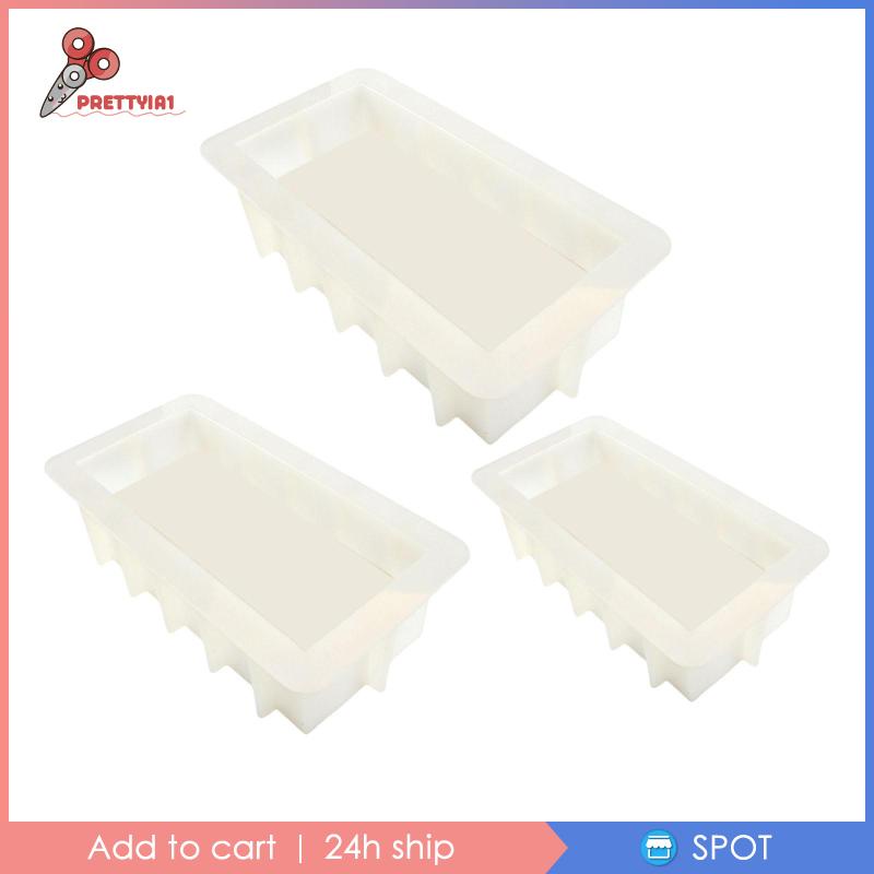 1 Khuôn Làm Bánh Xà Phòng / Thạch Hình Chữ Nhật DIY