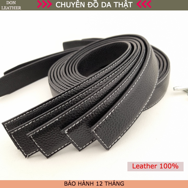 Dây Lưng Nam Thủ Công Viền Chỉ Nổi Da Bò Vân Sần Full 2 Mặt Cao Cấp  Hàng Loại 1