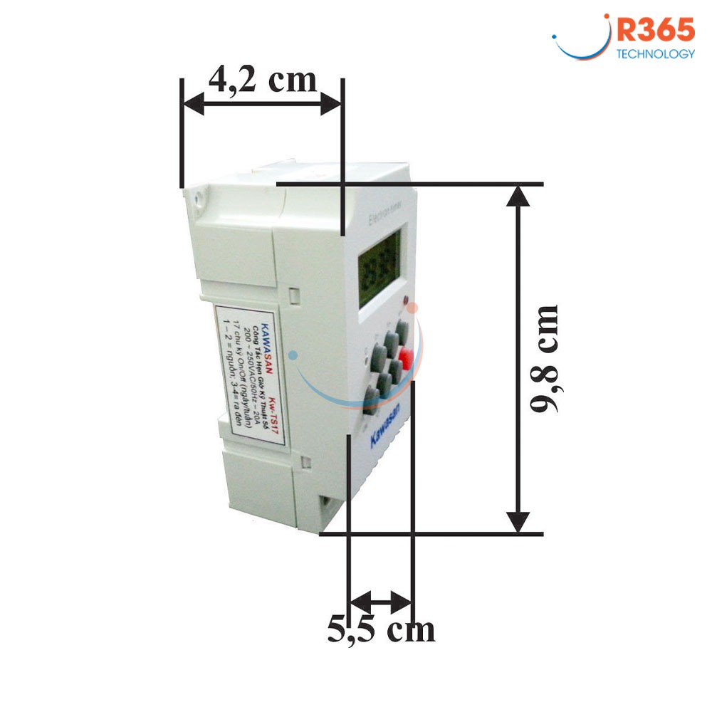 Công Tắc Hẹn Giờ – Timer Hẹn Giờ Điện Tử TS17