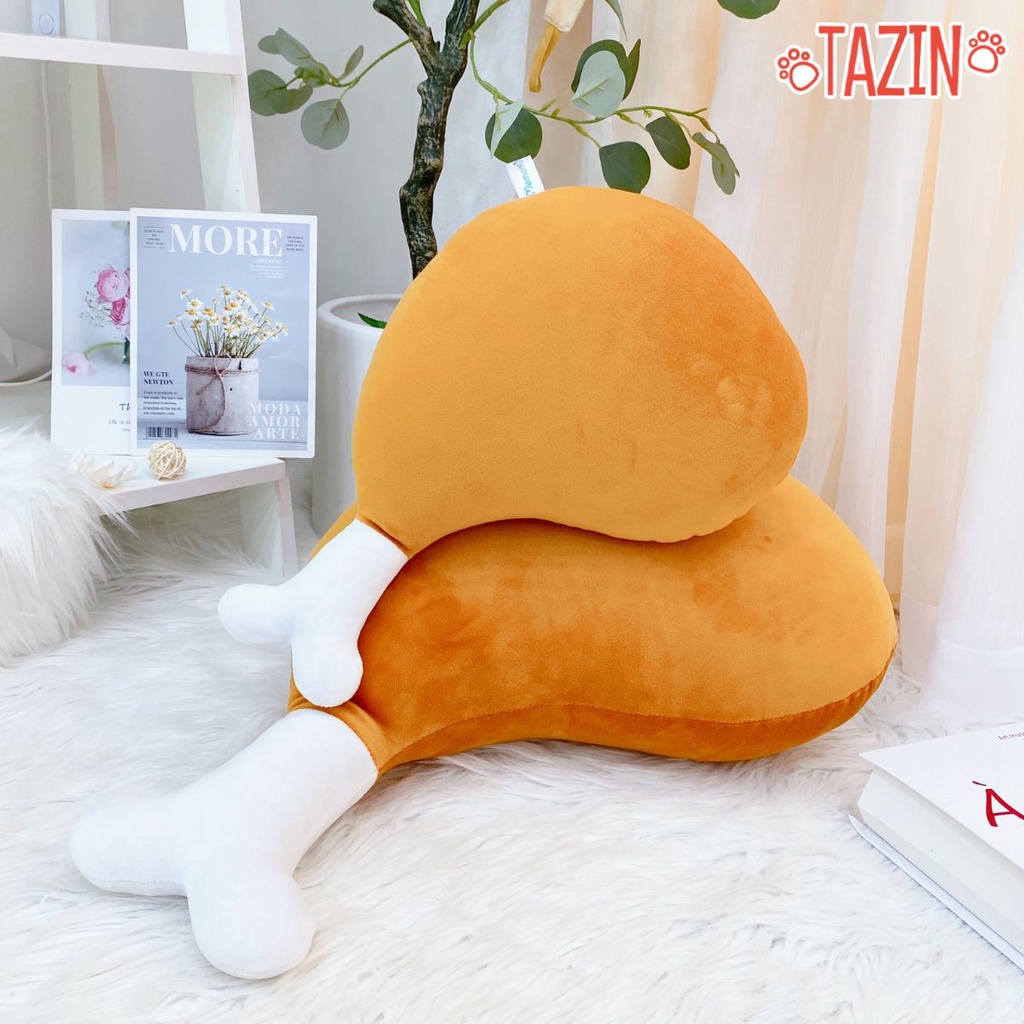 Gấu Bông Đùi Gà Màu Nâu Dễ Thương, Gấu Bông Tazin Cao Cấp