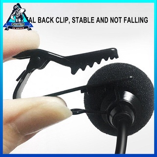 [Fitslim] USB Mini Microphone 1.5m Lavalier Mic Clip-on For Computer Recording Chat