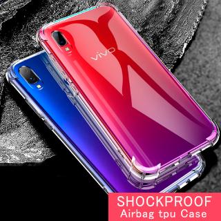 Ốp lưng Vivo V5 V5S V9 V11i V11 Pro V15 Pro Y71 Y81 Vỏ điện thoại trong suốt mềm chống sốc