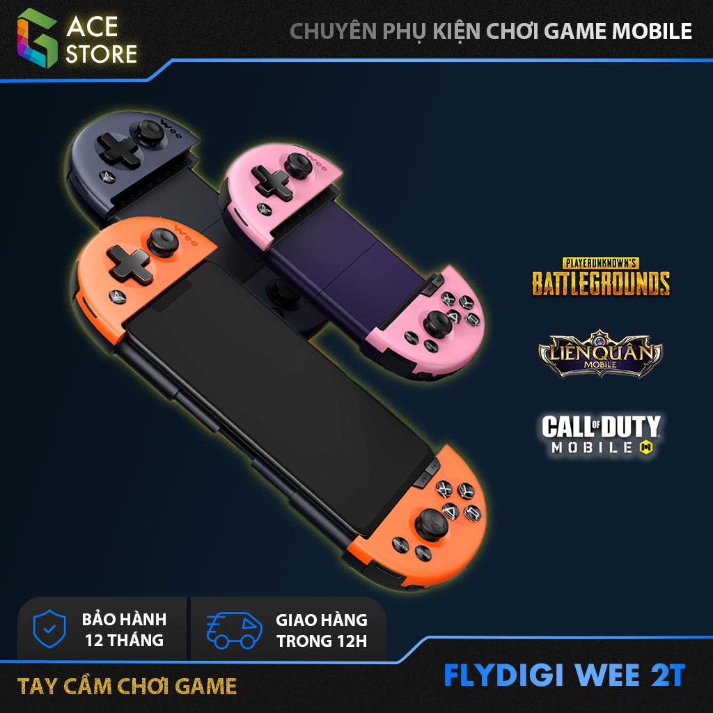 Flydigi Wee 2T | Phiên Bản Nâng Cấp | Tay cầm chơi game PUBG và LIÊN QUÂN cho iOS và Android