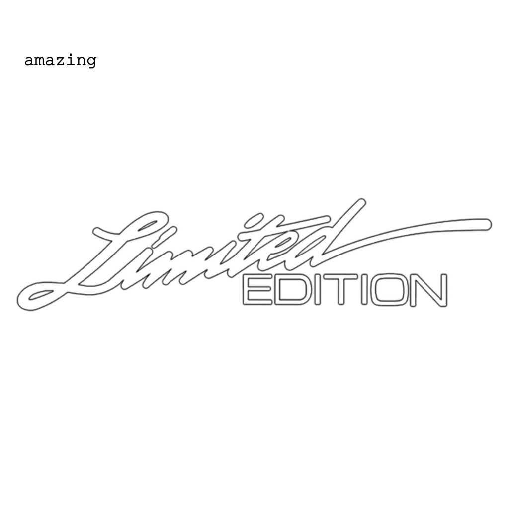 [AM] Đề Can Dán Trang Trí Xe Hơi Thân Thiện Với Môi Trường In Chữ Limited Edition