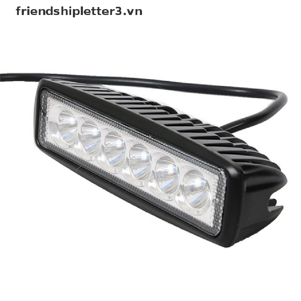 Thanh Đèn LED Trợ Sáng Chống Sương Mù 18W 6000K Dành Cho Ô Tô / Xe Tải / Tàu Thuyền Thanh Đèn LED DRL 18W Cho Xe Tải  Công Sở Dẫn Đầu 6000K 18W