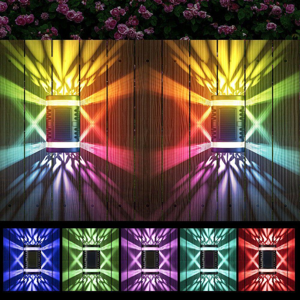 GOGOUP Đèn Năng Lượng Mặt Trời Cảm Biến Tự Động Dùng Trang Trí Ngoài Trời