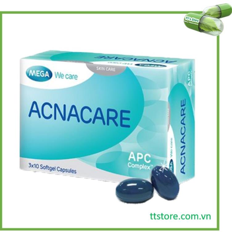 ACNACARE -Viên uống, gel ngừa mụn, kiềm dầu cho cả nam và nữ