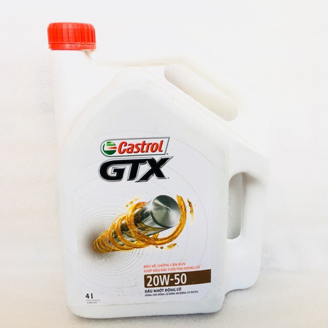 NHỚT CASTROL GTX 20w-50 4 lít