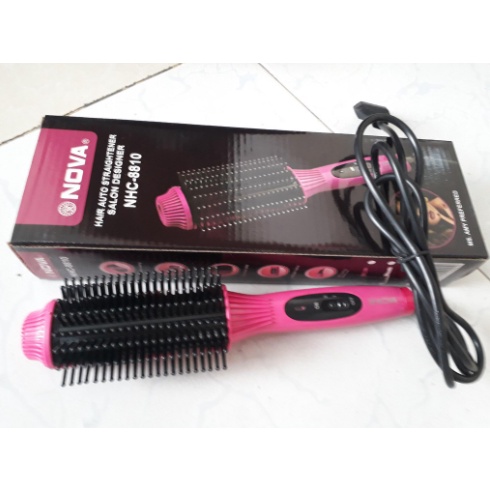 Máy uốn cúp tóc,Lược điện uốn cụp Nova 8810 - chưc năng uốn cụp - uốn phồng - làm xoăn - tự động - mini (có ảnh thật)