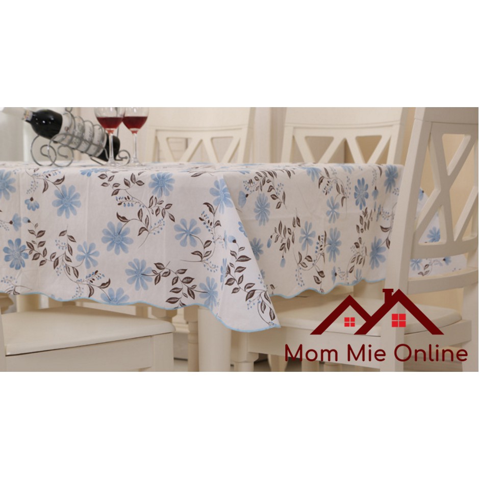 Khăn trải bàn vuông - tròn 152x152cm PEVA lót bông - G001