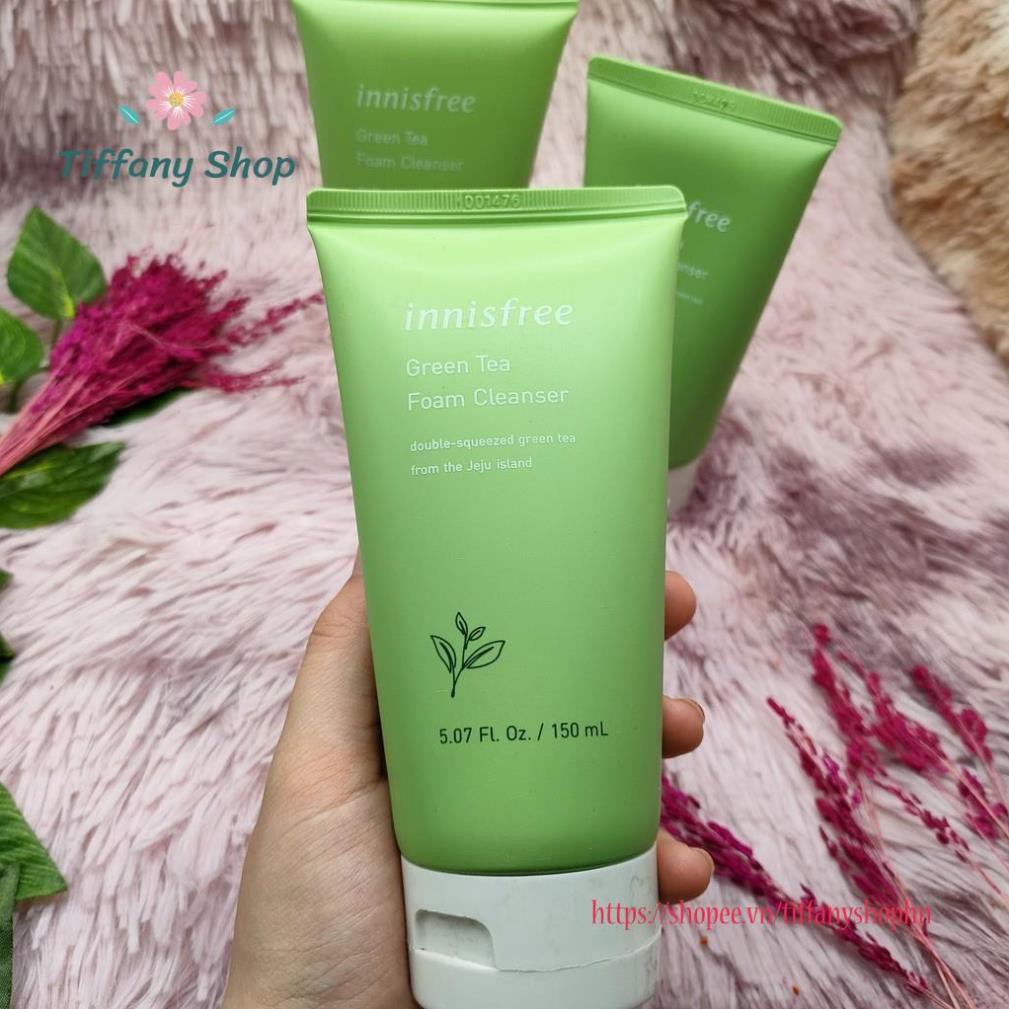 Sữa rửa mặt trà xanh innisfree Green Tea Foam Cleanser 150ml 100ml