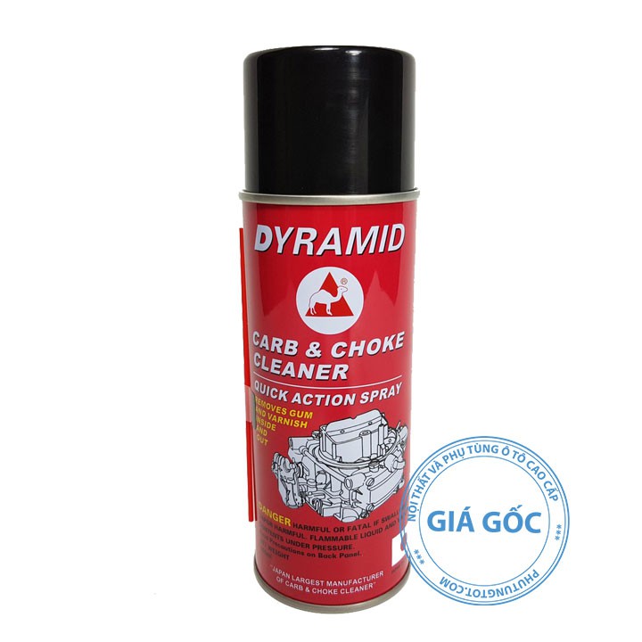 Xịt chế hòa khí Dyramid 450g cho ô tô và xe máy