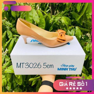 Xả Tết - ( Shop giày Somina ) Giày cao gót 5cm có nơ đẹp xuất sắc MT3026 - ; ` . ₛ 🍒 ❤️