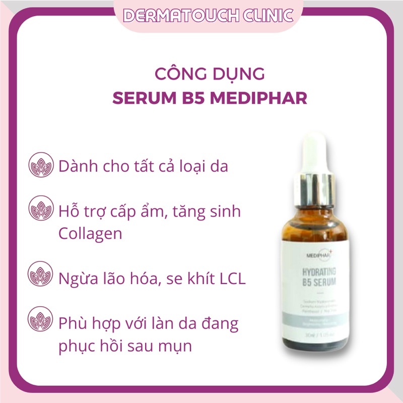 ✅[Chính Hãng] Serum cấp ẩm, phục hồi da Mediphar Hydrating B5 (30ml)